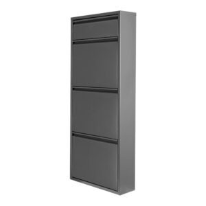 Wohnli Möbelsuche - Schuhschrank aus Metall 118 x 50 x 15 cm