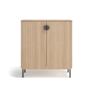 Wohnli Möbelsuche - Schuhschrank helles Nussbaum 90×80×34?cm
