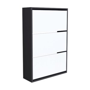 Wohnli Möbelsuche - Schuhschrank in Holzoptik 110 x 74 x 24 cm