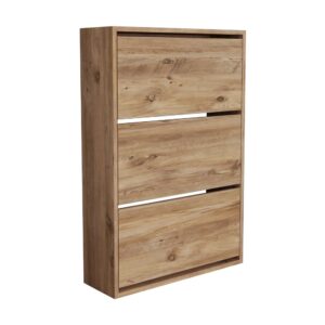 Wohnli Möbelsuche - Schuhschrank in Holzoptik 110 x 74 x 24 cm