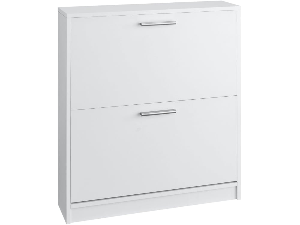 wohnli-moebel-suche-Schuhschrank-mit-2-Kipptueren-weiss Wohnli Möbelsuche - Schuhschrank mit 2 Kipptüren