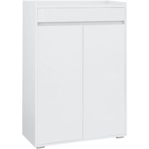 Wohnli Möbelsuche - Schuhschrank mit 2 Türen und 1 Schublade in Holzoptik