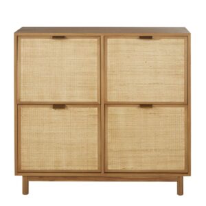 wohnli-moebel-suche-Schuhschrank-mit-4-Faechern-aus-Rattangeflecht Wohnli Möbelsuche - Schuhschrank mit 4 Fächern aus Rattangeflecht