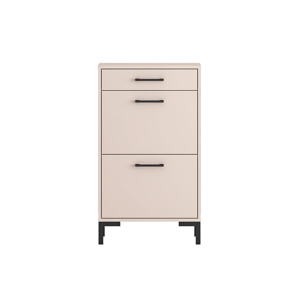 wohnli-moebel-suche-Schuhschrank-mit-Schublade-Tueren-aus-Spanplatte55x34x94cm-Kaschmir Wohnli Möbelsuche - Schuhschrank mit Schublade & Türen aus Spanplatte