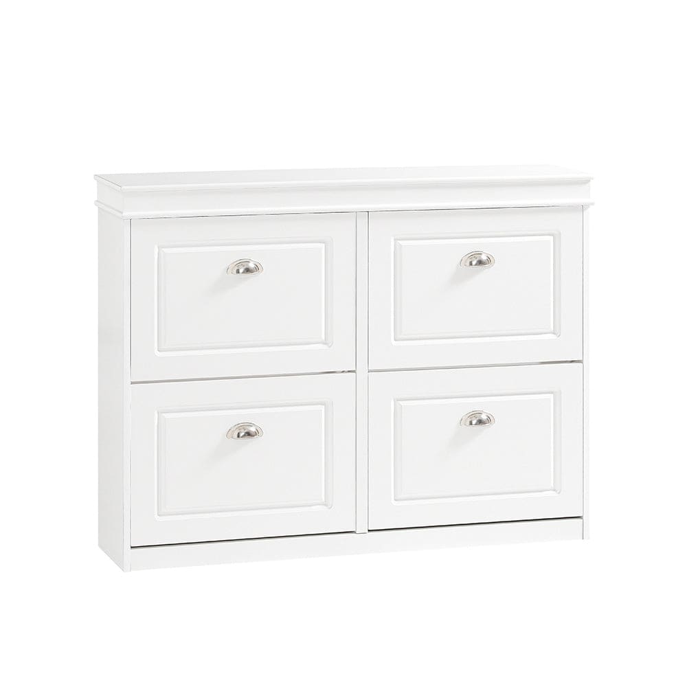 wohnli-moebel-suche-Schuhschrank-schmal-mit-4-Klappen-weiss-Holzwerkstoff Wohnli Möbelsuche - Schuhschrank schmal mit 4 Klappen weiß Holzwerkstoff