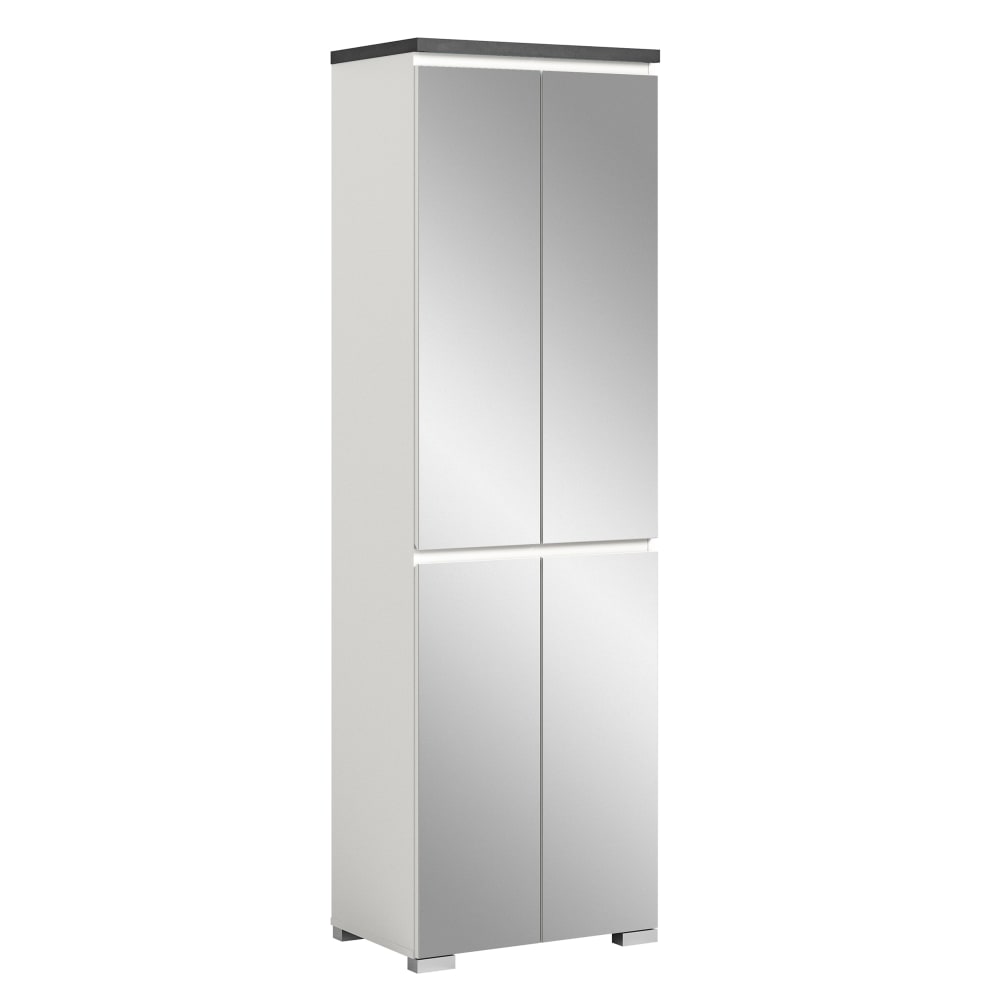 wohnli-moebel-suche-SchuhschrankSpiegel-aus-Spanplatte-60x109x40-cm-weiss Wohnli Möbelsuche - Schuhschrank+Spiegel aus Spanplatte