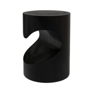 Wohnli Möbelsuche - Schwarzer Beistelltisch aus Suar-Holz