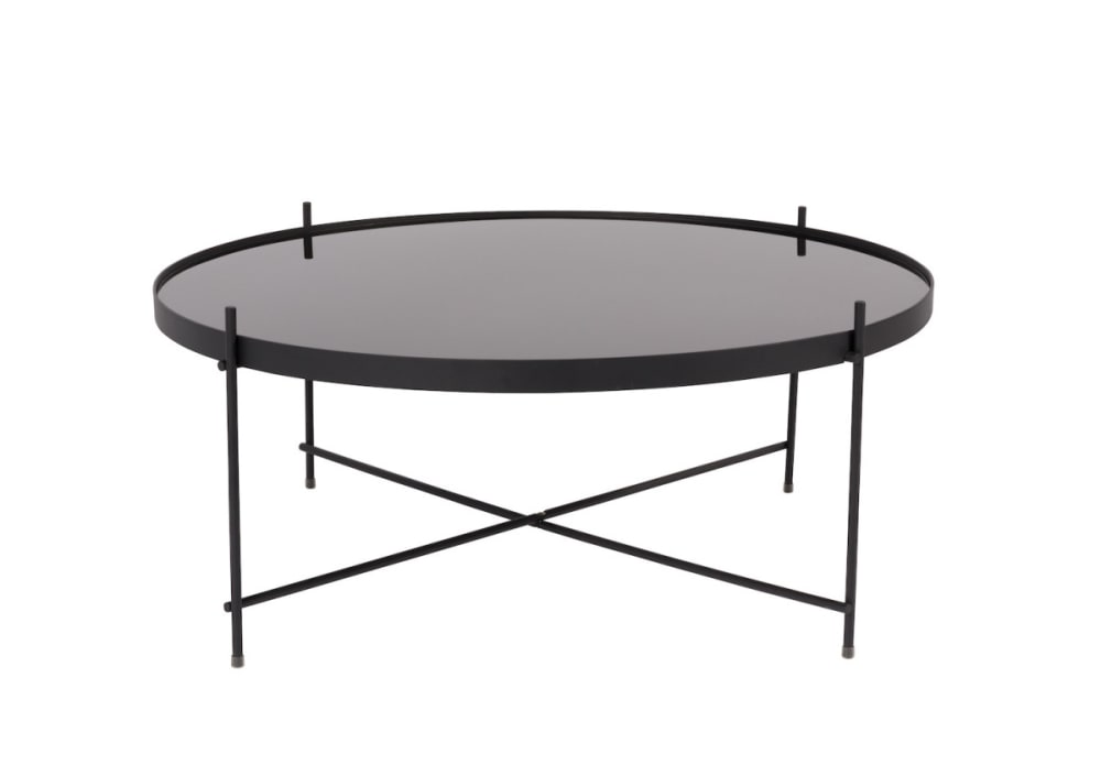 wohnli-moebel-suche-Schwarzer-Couchtisch-aus-gehaertetem-Glas-und-Stahl-XXL Wohnli Möbelsuche - Schwarzer Couchtisch aus gehärtetem Glas und Stahl XXL