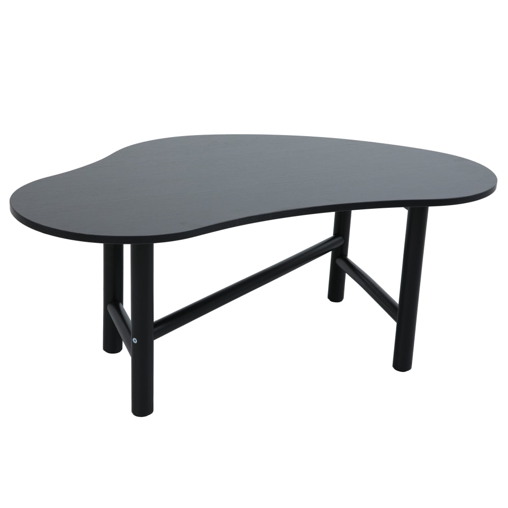 Wohnli Möbelsuche - Schwarzer Couchtisch mit Melamindekor