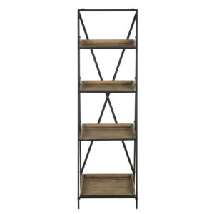 Wohnli Möbelsuche - Schwarzes Metall Regal im Industrial-Stil