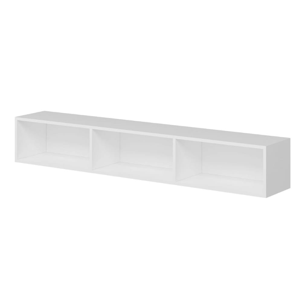 wohnli-moebel-suche-Schwebender-TV-Schrank-mit-3-weissen-Tueren-Laenge-180-cm Wohnli Möbelsuche - Schwebender TV-Schrank mit 3 weißen Türen
