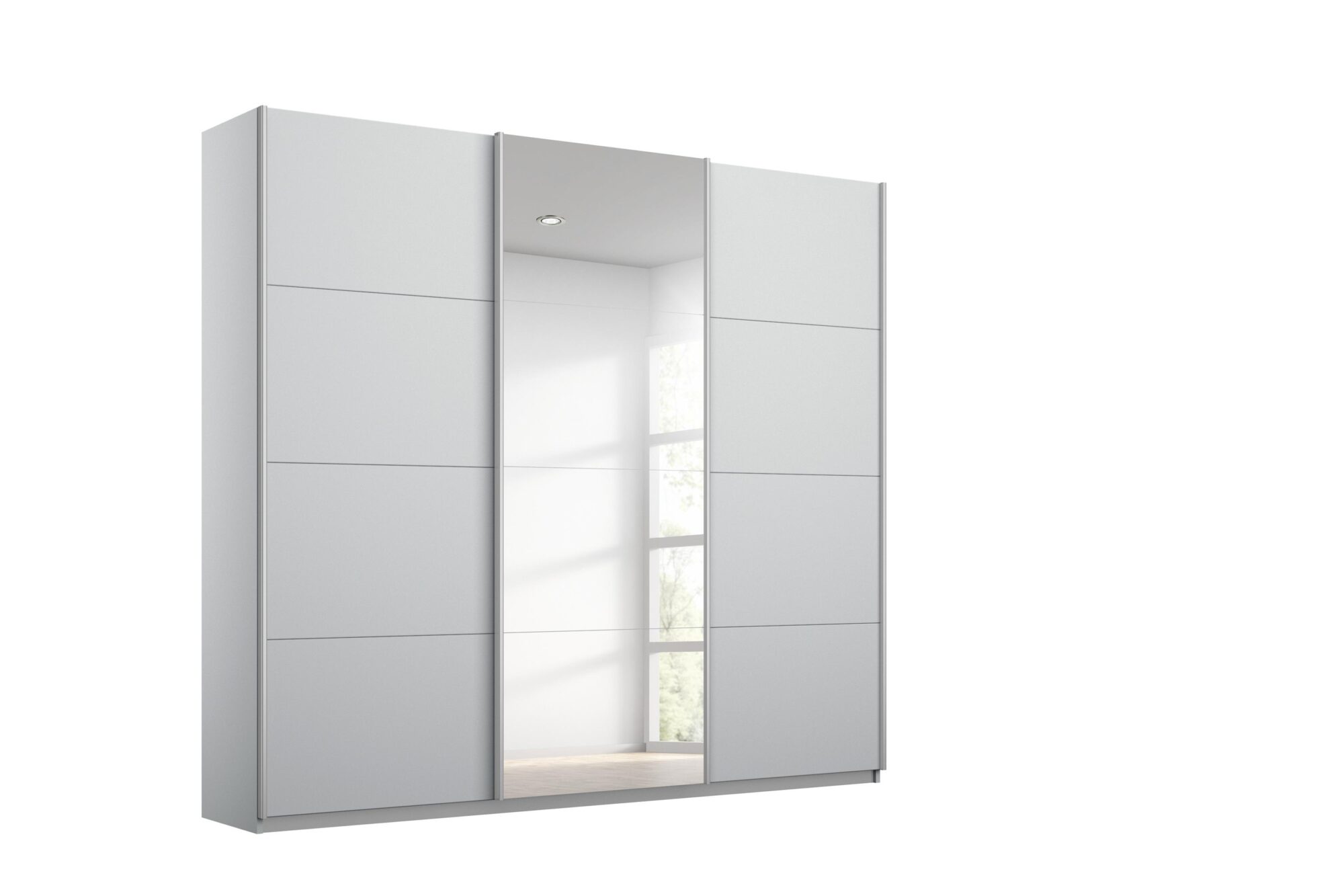 wohnli-moebel-suche-Schwebetuerenschrank-in-Grau-ca-271x229x62cm Wohnli Möbelsuche - Schwebetürenschrank in Grau ca. 271x229x62cm