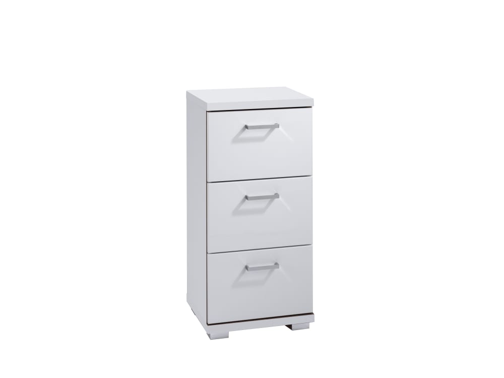 wohnli-moebel-suche-Seitenschrank-3-Schubkaesten-Front-Hochglanz-B-355-H-74-cm-weiss Wohnli Möbelsuche - Seitenschrank