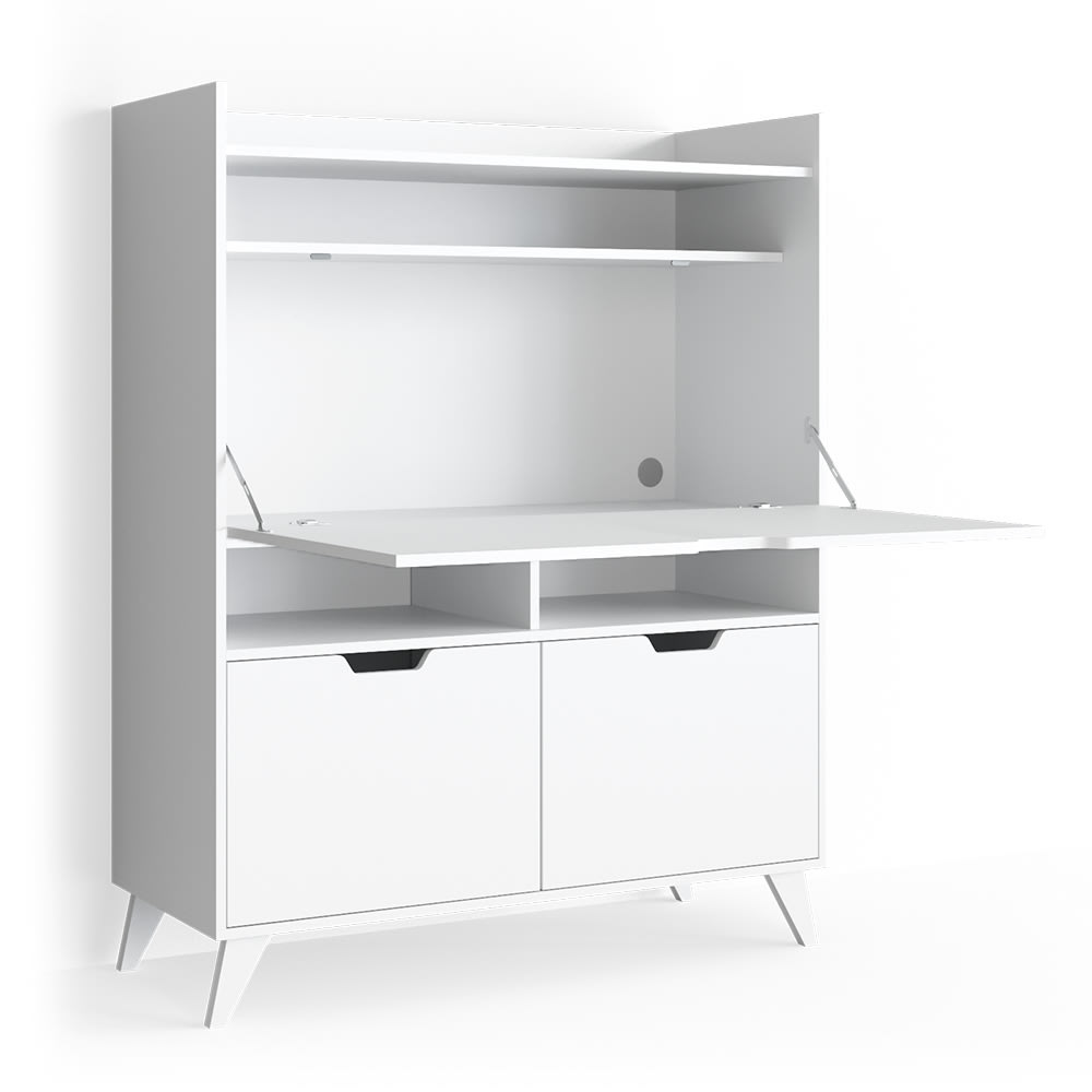 wohnli-moebel-suche-Sekretaer-Schreibtisch-Weiss-110-x-140cm Wohnli Möbelsuche - Sekretär Schreibtisch