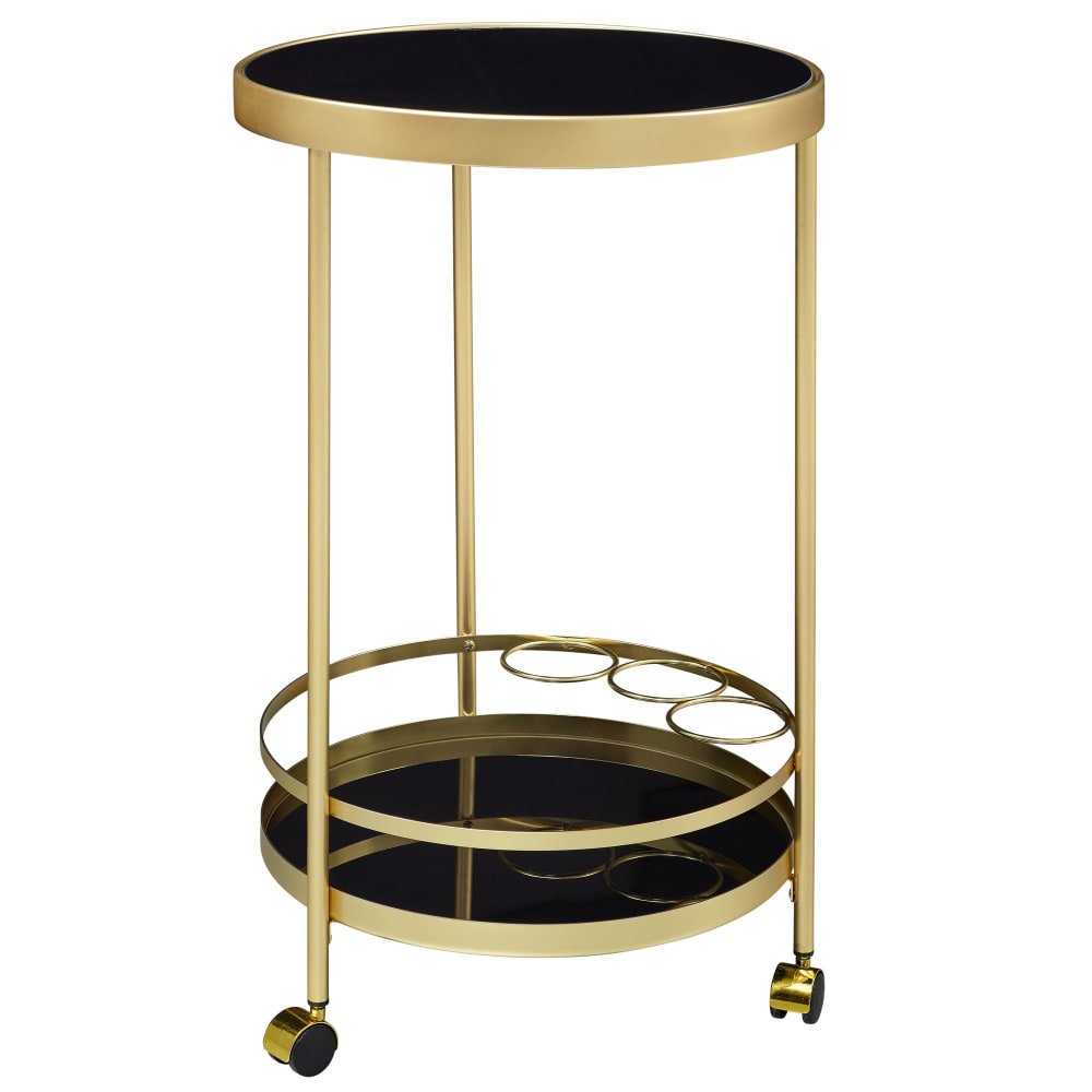 wohnli-moebel-suche-Servierwagen-mit-zwei-Glasscheiben-Gold Wohnli Möbelsuche - Servierwagen mit zwei Glasscheiben