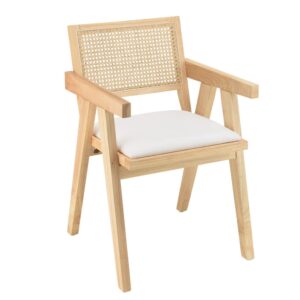 wohnli-moebel-suche-Sessel-aus-Hevea-Holz-Sitzflaeche-weisser-Stoff-Rueckenlehne-aus-Rattan Wohnli Möbelsuche - Sessel aus Hevea-Holz