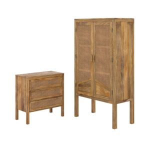 Wohnli Möbelsuche - Set Kommode und Schrank aus Holz
