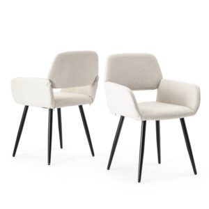 Wohnli Möbelsuche - Set aus 2 Skandinavischen Stoffstühlen