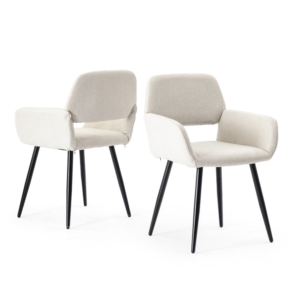 wohnli-moebel-suche-Set-aus-2-Skandinavischen-Stoffstuehlen-Beige Wohnli Möbelsuche - Set aus 2 Skandinavischen Stoffstühlen