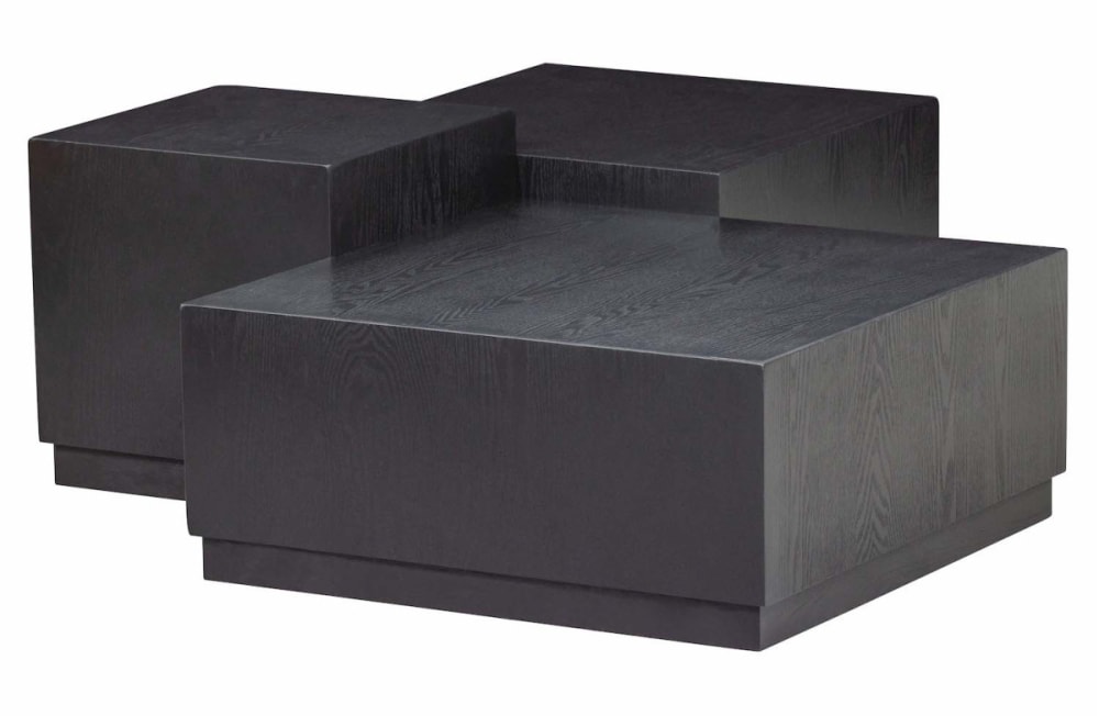 wohnli-moebel-suche-Set-aus-3-quadratischen-Couchtischen-aus-MDF-in-Schwarz Wohnli Möbelsuche - Set aus 3 quadratischen Couchtischen aus MDF in Schwarz