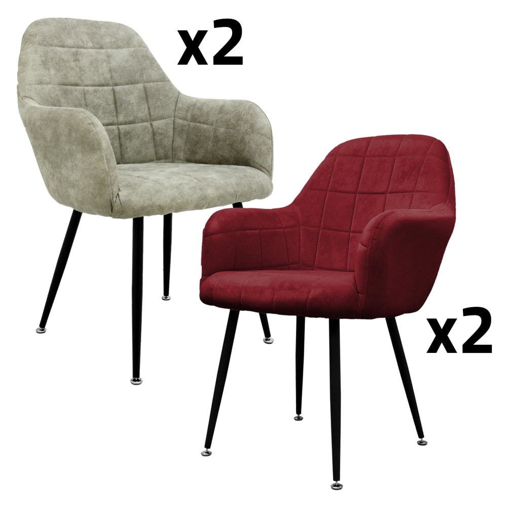 Wohnli Möbelsuche - Set aus 4 Esszimmerstühlen