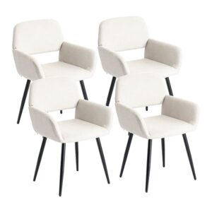 Wohnli Möbelsuche - Set aus 4  Skandinavischen Stoffstühlen