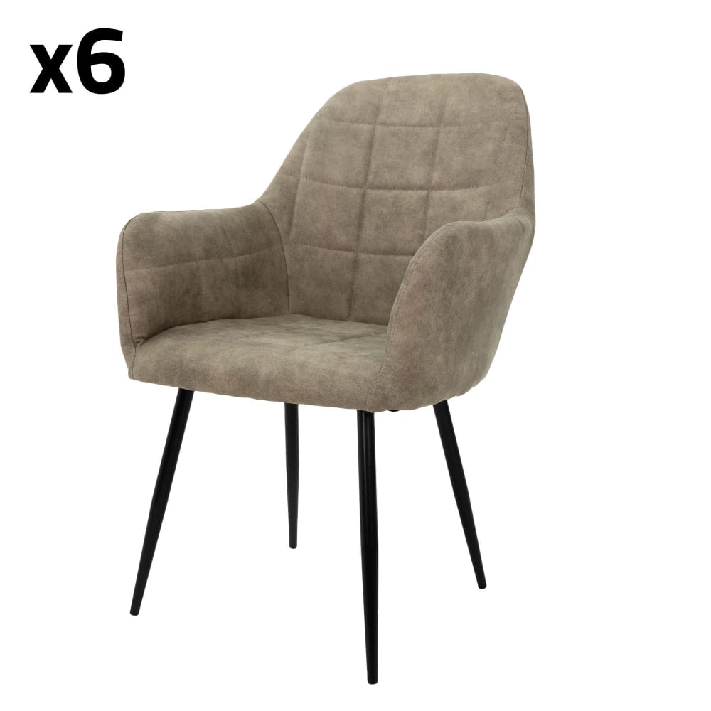 Wohnli Möbelsuche - Set aus 6 Esszimmerstühlen