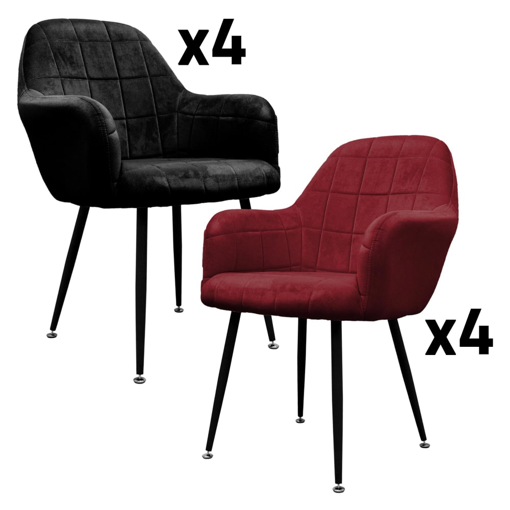 Wohnli Möbelsuche - Set aus 8 Esszimmerstühlen