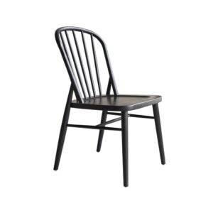 Wohnli Möbelsuche - Set mit zwei Sprossenstühlen aus schwarzem