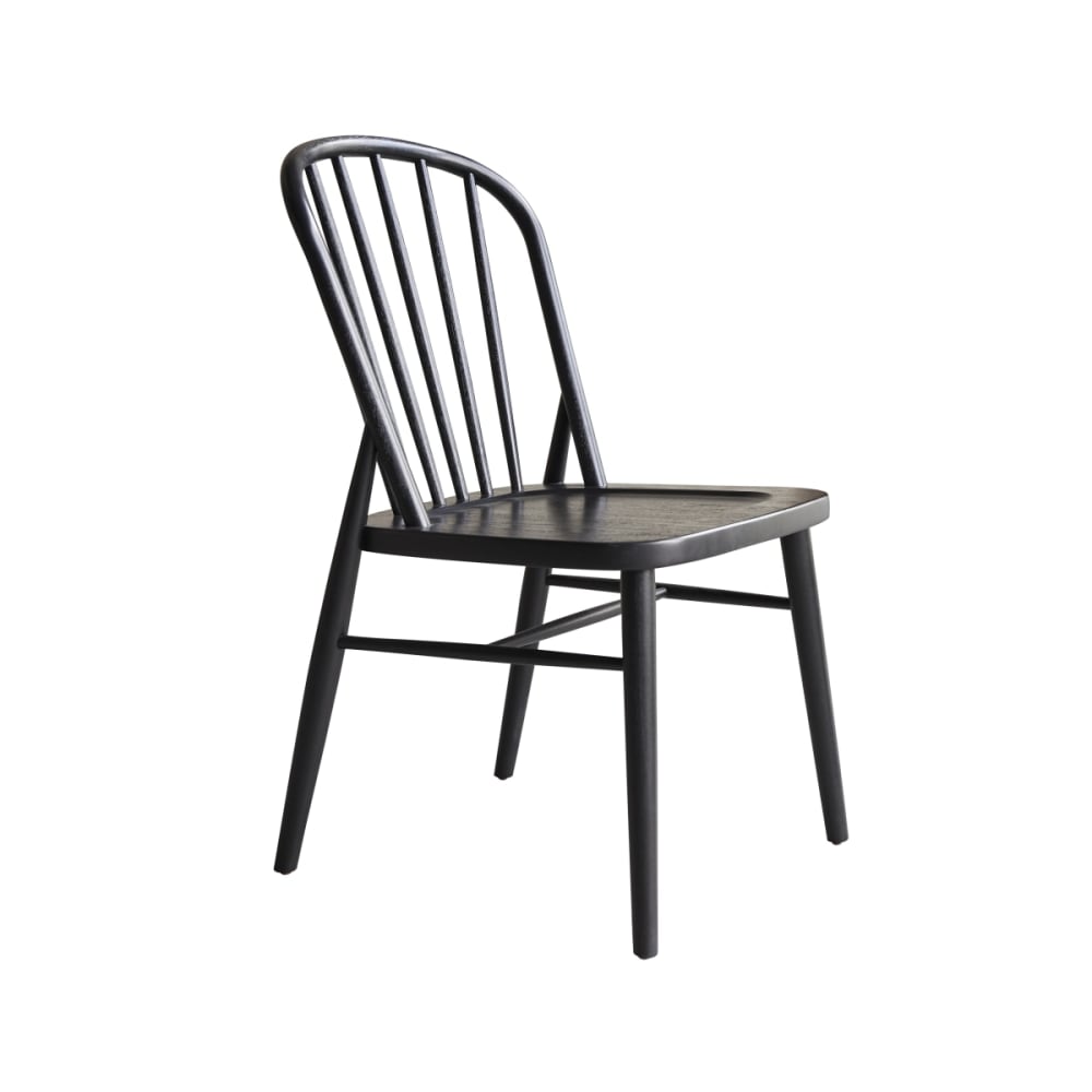 Wohnli Möbelsuche - Set mit zwei Sprossenstühlen aus schwarzem