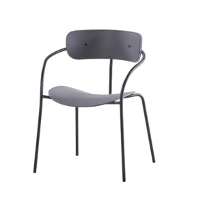 Wohnli Möbelsuche - Set von 4 dunkelgrauen Design-Stühlen