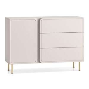 wohnli-moebel-suche-Sideboard-1-tuerig-mit-3-Schubladen-Kaschmirbeige-120-cm Wohnli Möbelsuche - Sideboard 1-türig mit 3 Schubladen