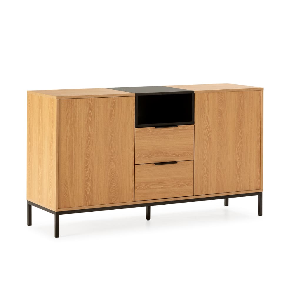 Wohnli Möbelsuche - Sideboard 2 türen 2 schubladen Eichenfarbe