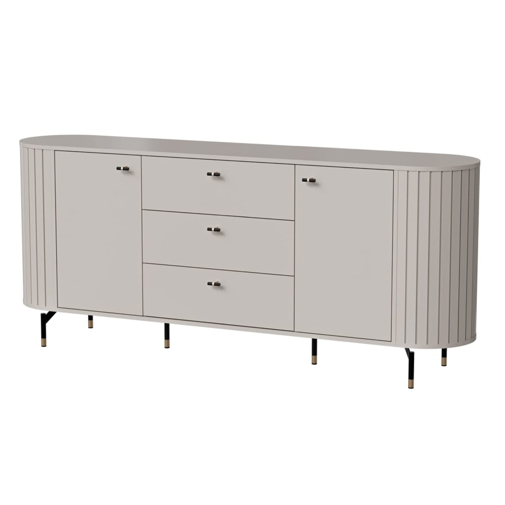 wohnli-moebel-suche-Sideboard-2-tuerig-mit-3-Schubladen-graubeige-190-cm Wohnli Möbelsuche - Sideboard 2-türig mit 3 Schubladen