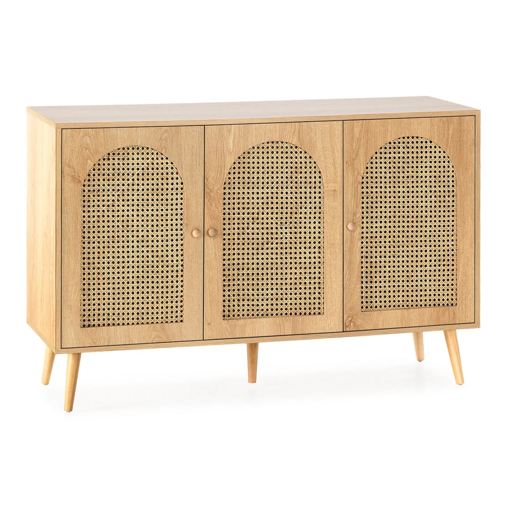 wohnli-moebel-suche-Sideboard-3-tueren-Eichefarbe Wohnli Möbelsuche - Sideboard 3 türen Eichefarbe