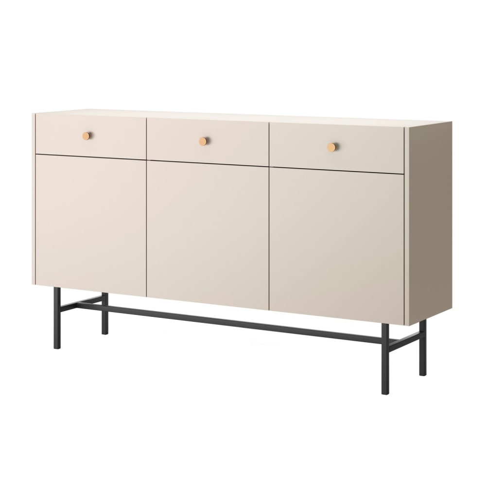 wohnli-moebel-suche-Sideboard-3-tuerig-greige-155-cm Wohnli Möbelsuche - Sideboard 3-türig
