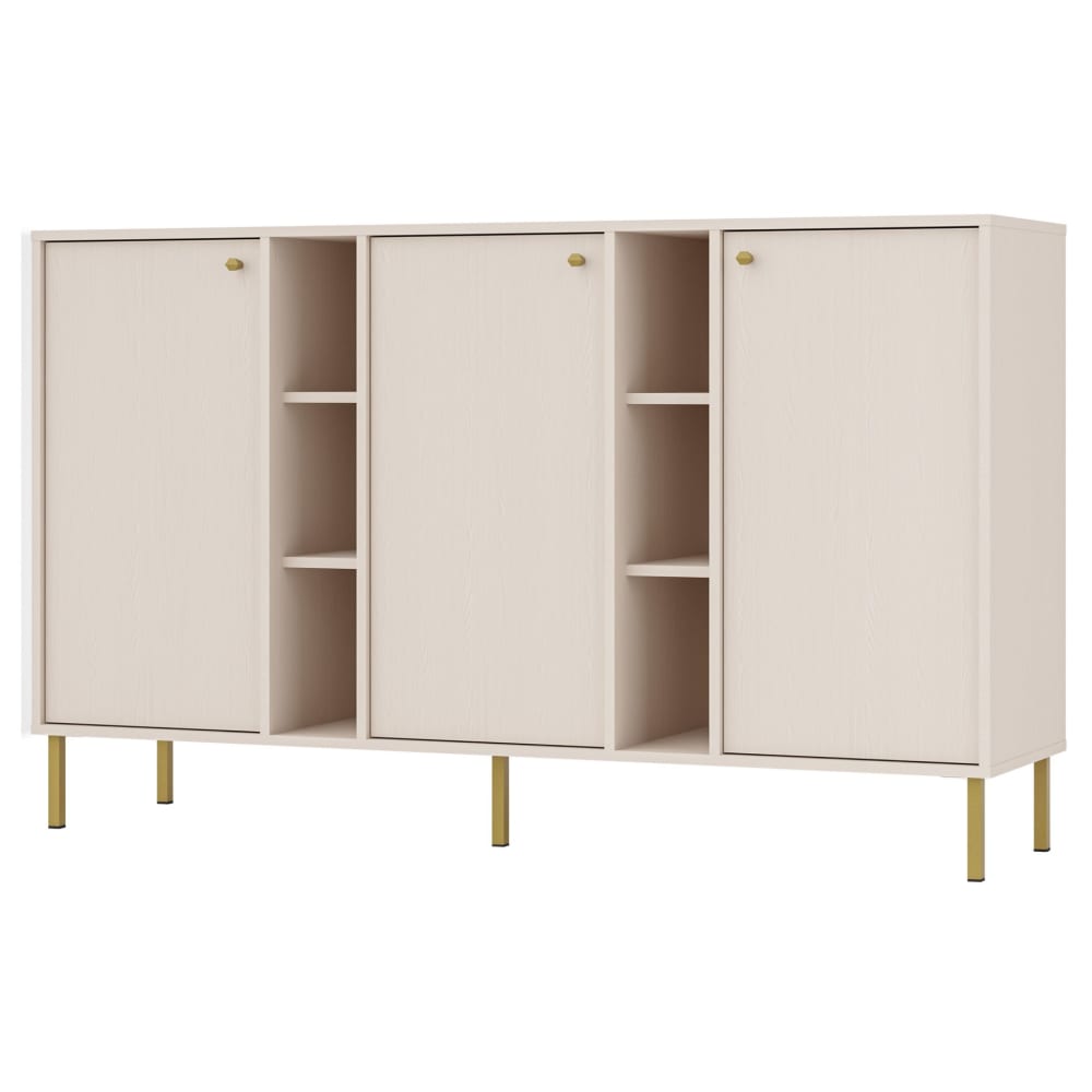 Wohnli Möbelsuche - Sideboard 3-türig mit Regalen