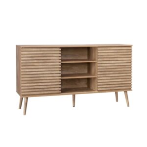 Wohnli Möbelsuche - Sideboard Holzdekor 2 Schiebetüren B 140 cm