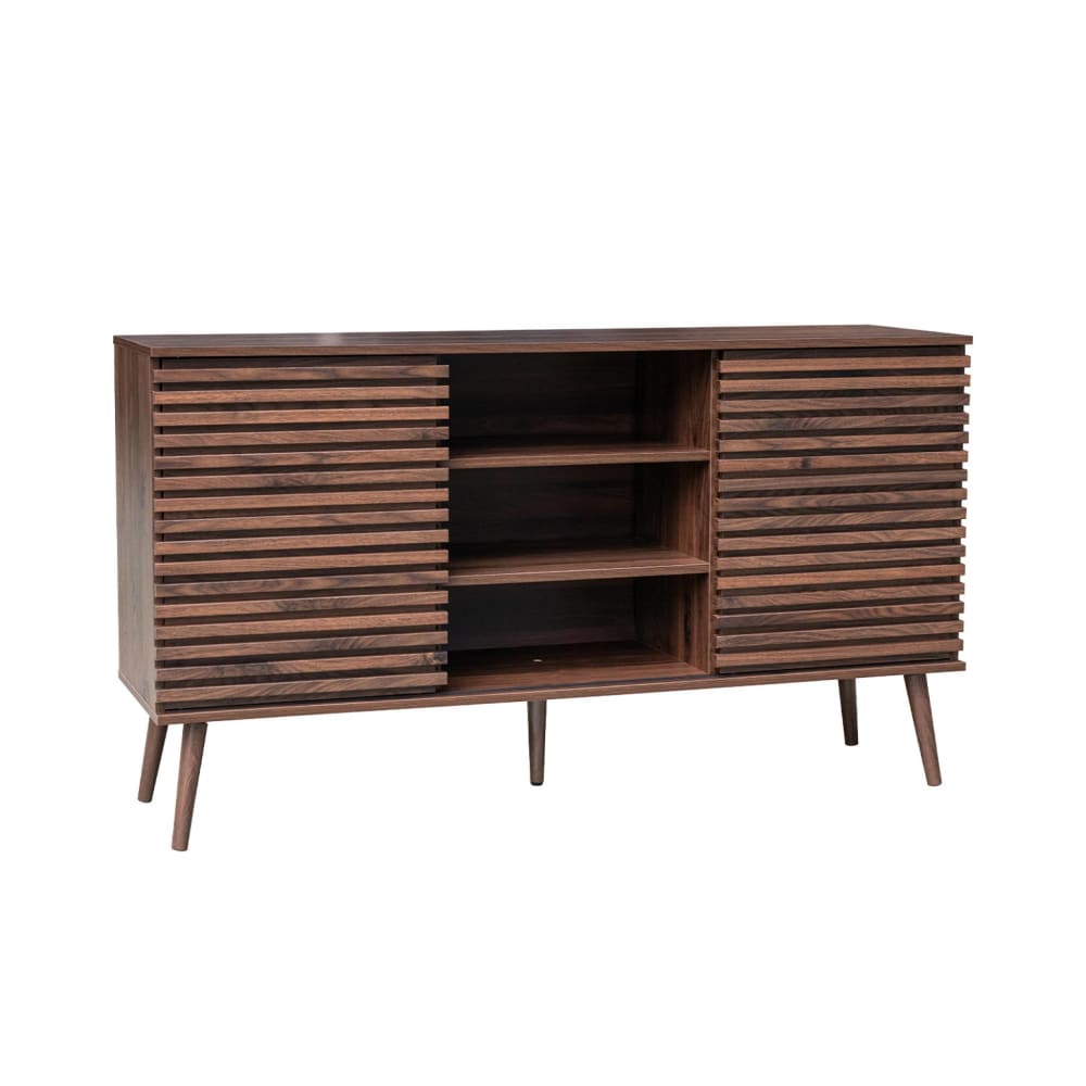 wohnli-moebel-suche-Sideboard-Holzdekor-Nussbaum-2-Schiebetueren-B-140 Wohnli Möbelsuche - Sideboard Holzdekor Nussbaum 2 Schiebetüren B 140