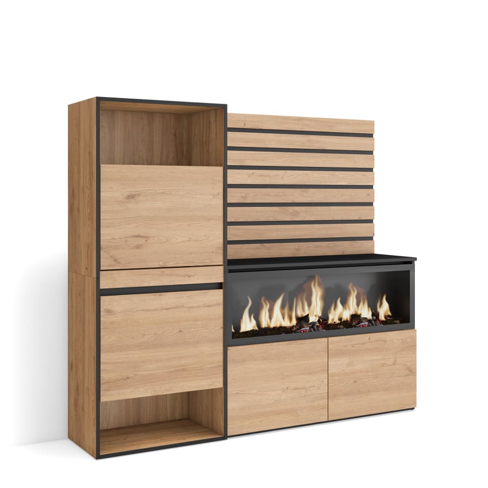 wohnli-moebel-suche-Sideboard-Holzeffekt-Kamin-mit-Feuereffekt-XXL-167x35x145cm-Eiche Wohnli Möbelsuche - Sideboard Holzeffekt Kamin mit Feuereffekt XXL 167x35x145cm Eiche