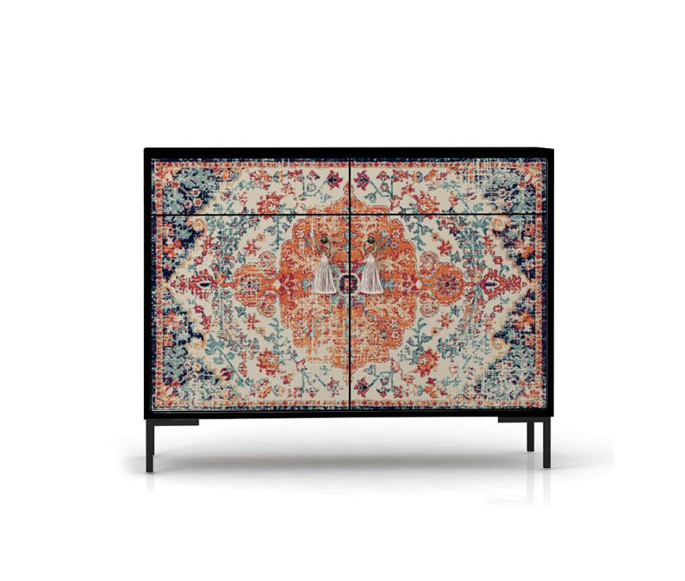 wohnli-moebel-suche-Sideboard-MDF-2-Tueren-und-2-Schubladen-mit-Druckmuster Wohnli Möbelsuche - Sideboard MDF 2 Türen und 2 Schubladen mit Druckmuster