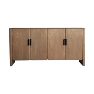 Wohnli Möbelsuche - Sideboard aus Eschenholz in Hellbraun 160x40x80cm