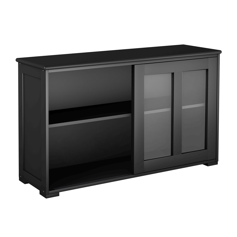 wohnli-moebel-suche-Sideboard-aus-Holz-107x33x63cm-Schwarz Wohnli Möbelsuche - Sideboard aus Holz 107x33x63cm