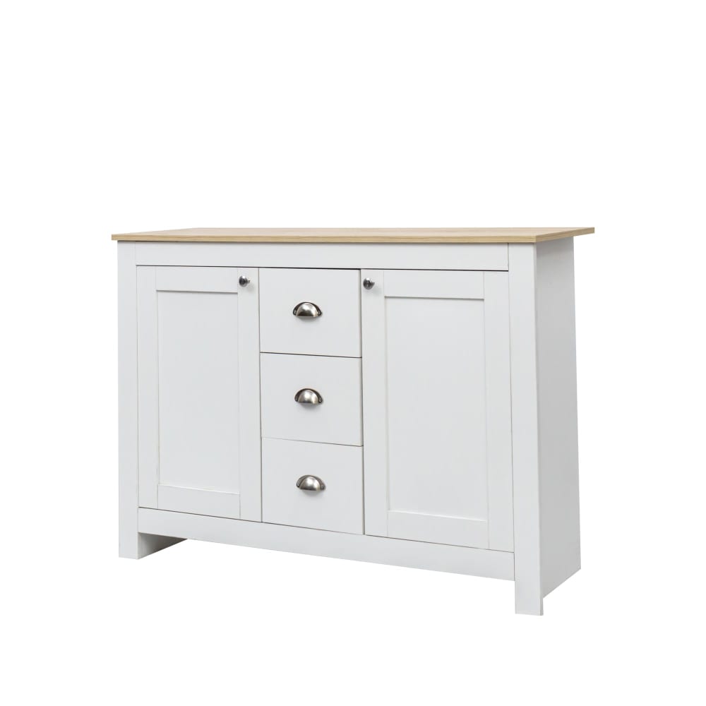 wohnli-moebel-suche-Sideboard-aus-Holz-D116cm×H81cm-Weiss Wohnli Möbelsuche - Sideboard aus Holz