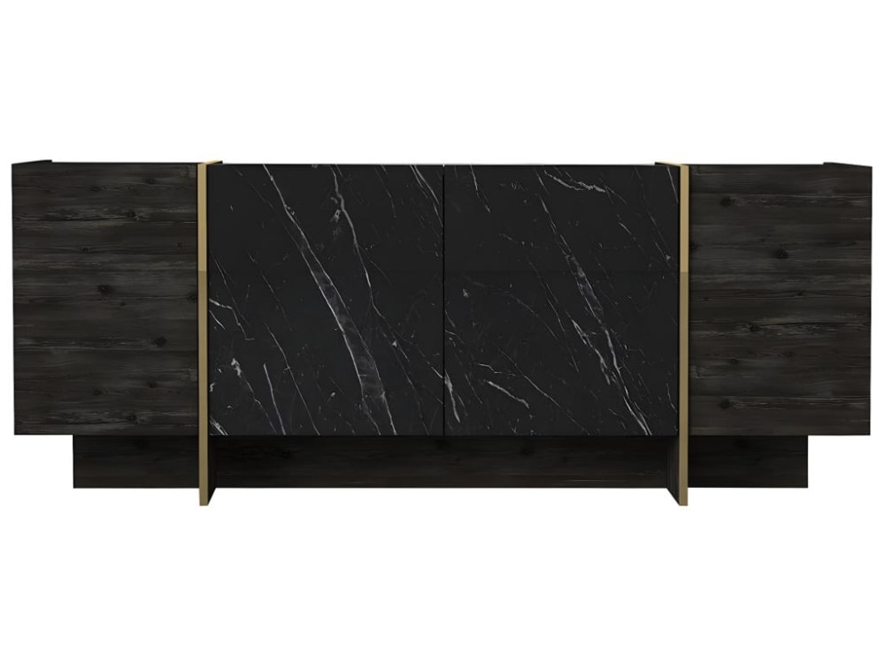 wohnli-moebel-suche-Sideboard-aus-Holzspan-schwarz-naturfarben-dunkel Wohnli Möbelsuche - Sideboard aus Holzspan