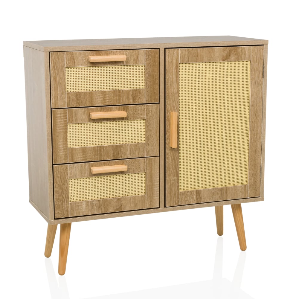 wohnli-moebel-suche-Sideboard-aus-MDF-Platte-Melaminbeschichtung-Hellbraun Wohnli Möbelsuche - Sideboard aus MDF Platte