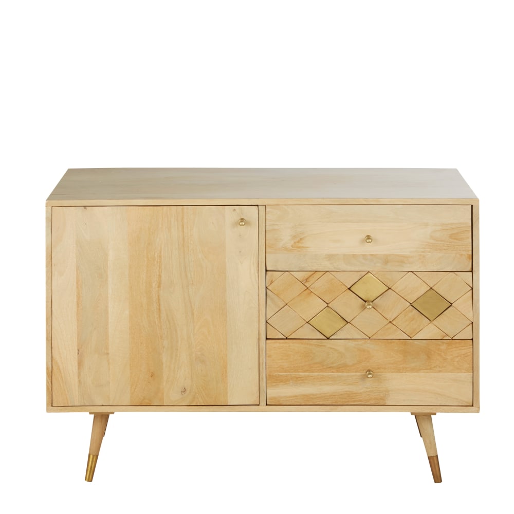 wohnli-moebel-suche-Sideboard-aus-Mangoholz-mit-1-Tuer-und-3-Schubladen Wohnli Möbelsuche - Sideboard aus Mangoholz mit 1 Tür und 3 Schubladen