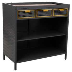 wohnli-moebel-suche-Sideboard-aus-Metall-und-Holz-80x40x79-grau Wohnli Möbelsuche - Sideboard aus Metall und Holz