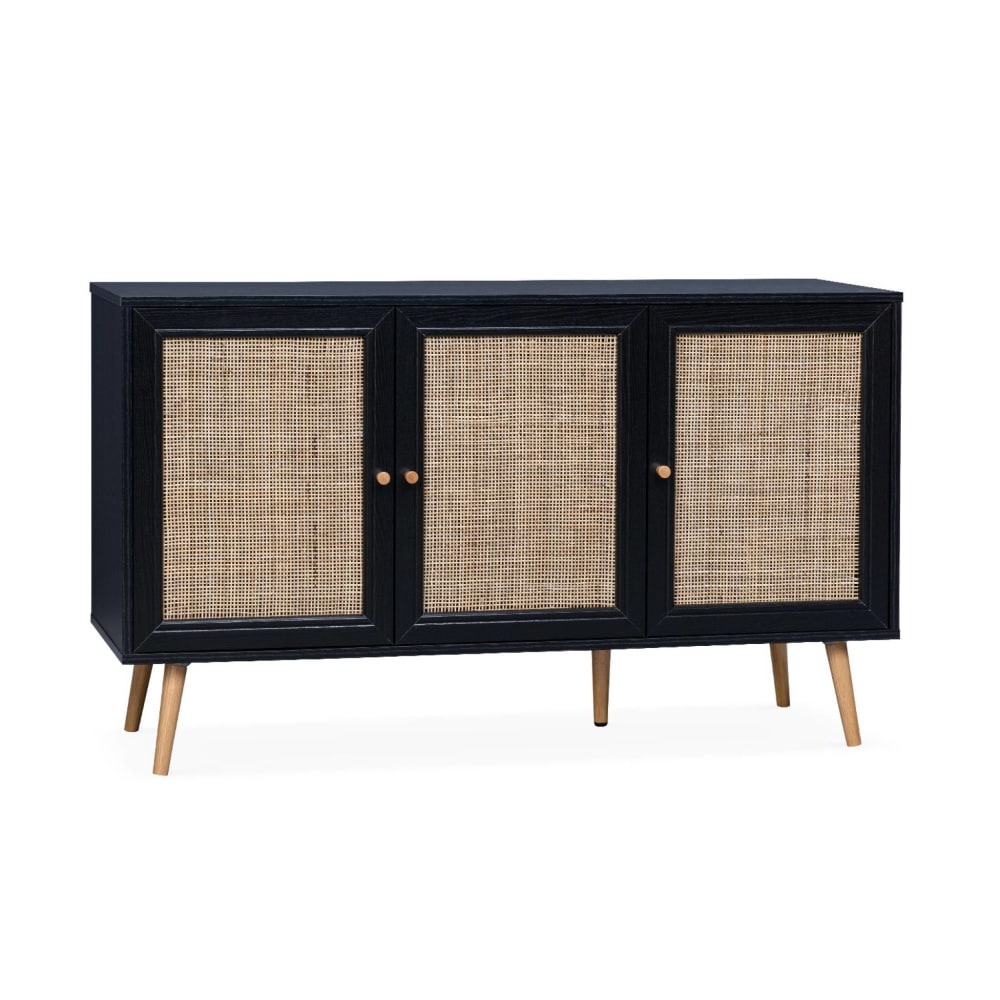 wohnli-moebel-suche-Sideboard-aus-Rohrgeflecht-schwarz Wohnli Möbelsuche - Sideboard aus Rohrgeflecht