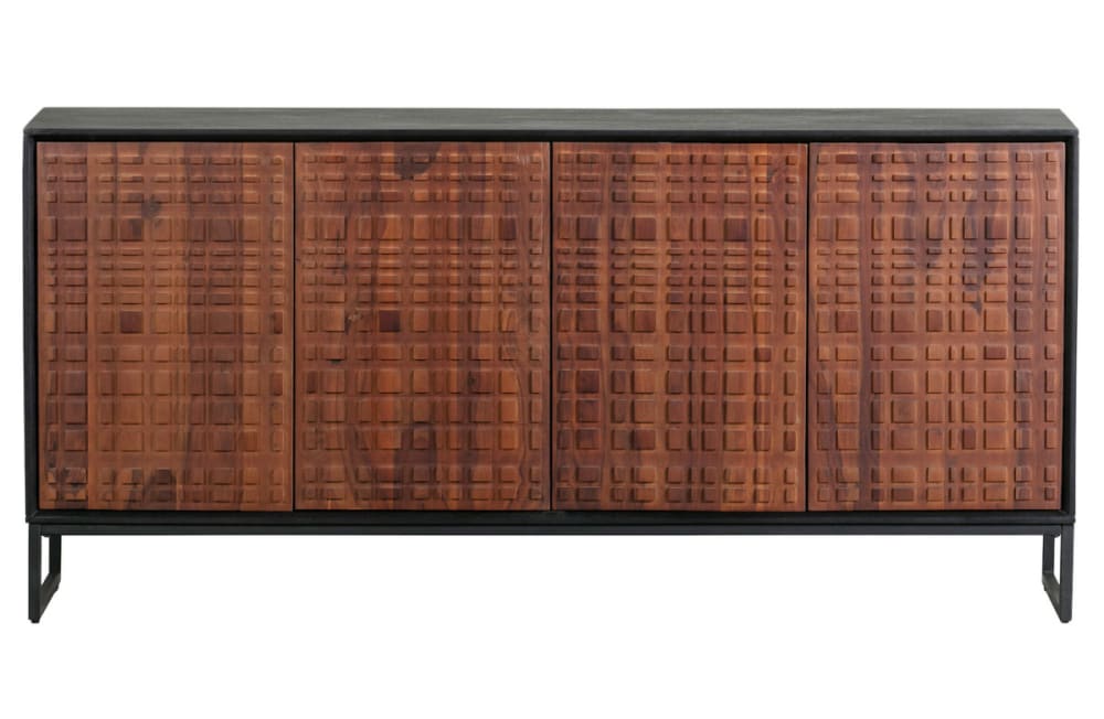 wohnli-moebel-suche-Sideboard-aus-Sheeshamholz-mit-Metallrahmen Wohnli Möbelsuche - Sideboard aus Sheeshamholz mit Metallrahmen